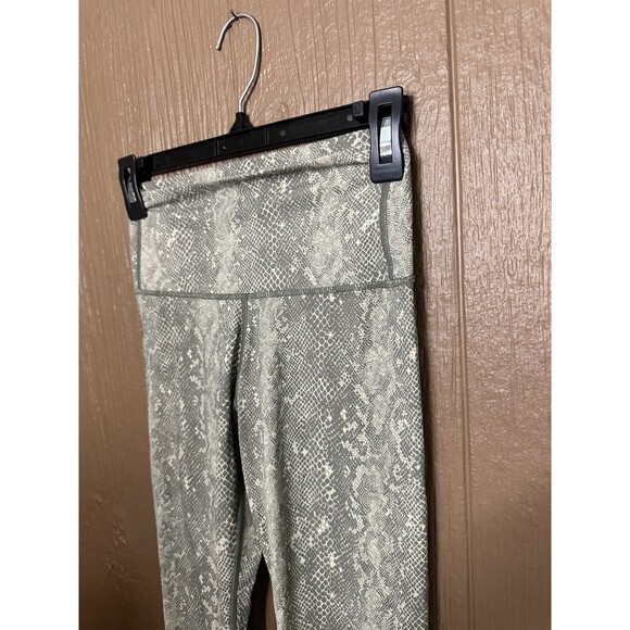 Varley Luna Legging 25" Olive Viper Green Snake Print Gym Run Yoga Size XS - Picture 2 of 6